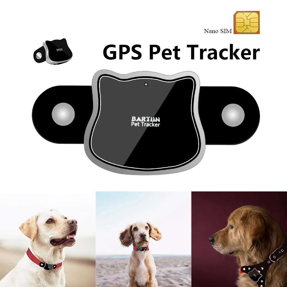 GPS трекер для домашних животных локатор отслеживания кошек и собак GSM GPRS Wi Fi LBS