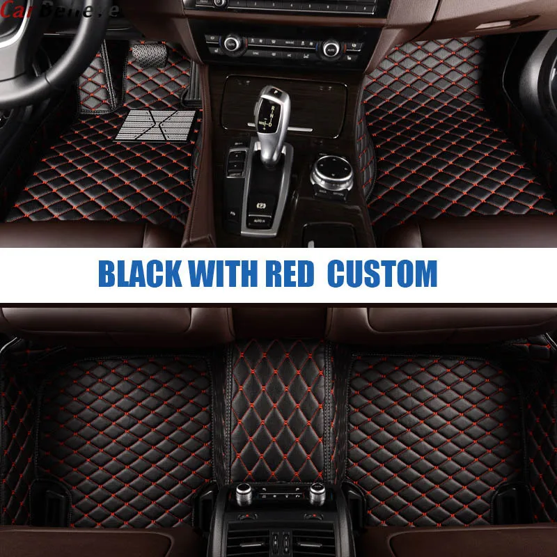 color 6 Автомобиль считаем коврик для автомобиля audi a5 sportback a3 a4 b5 b7 avant q7 2007 a6 c6 4f q3 q5 tt mk1 аксессуары ковер - Название цвета: color 6