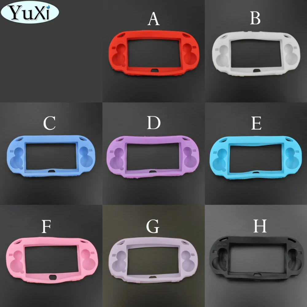 Мягкий силиконовый защитный чехол YuXi для Sony PS Vita консоль PSP vita корпус PSV1000 черный