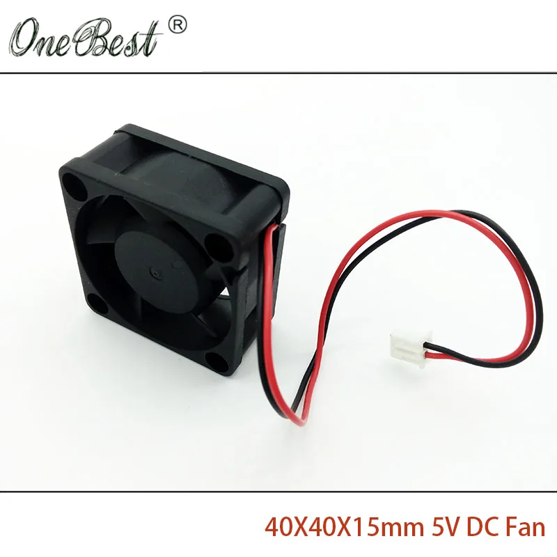 Бесщеточный 4015 вентилятор DC 5V 0.14A маленький источник питания 4 см 40 мм охлаждения