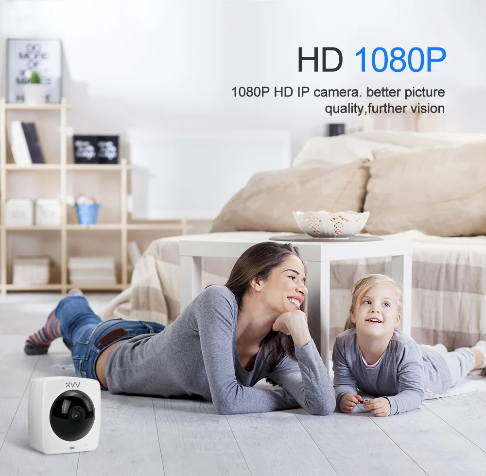 2,8 мм купол объектива IP камера 1080P безопасности Крытая панорама Ipcam день/ночь вид дома H.265 CCTV камера видеонаблюдения s
