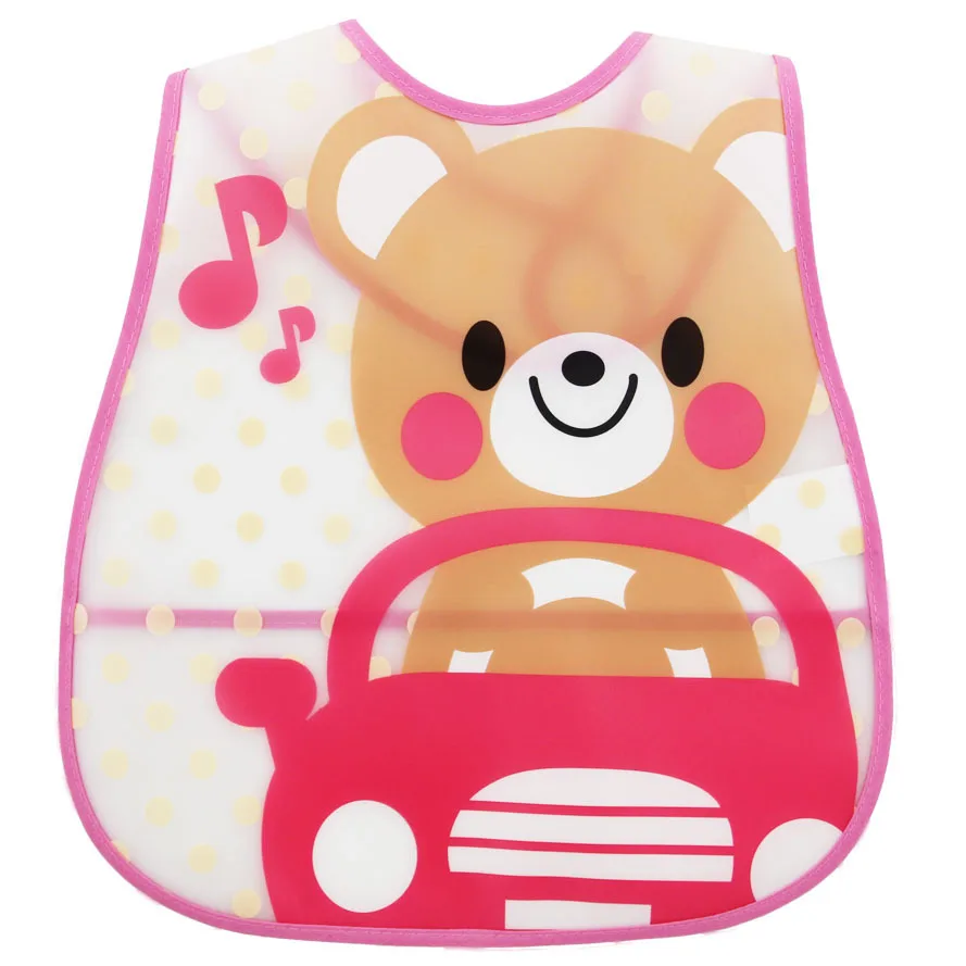 Baby Bibs 11 Регулируемые детские нагрудники из пластика EVA, водонепроницаемые нагрудники для кормления, Детские Мультяшные нагрудники для кормления, Детские фартуки, аксессуары для малышей - Цвет: Baby Bibs 11