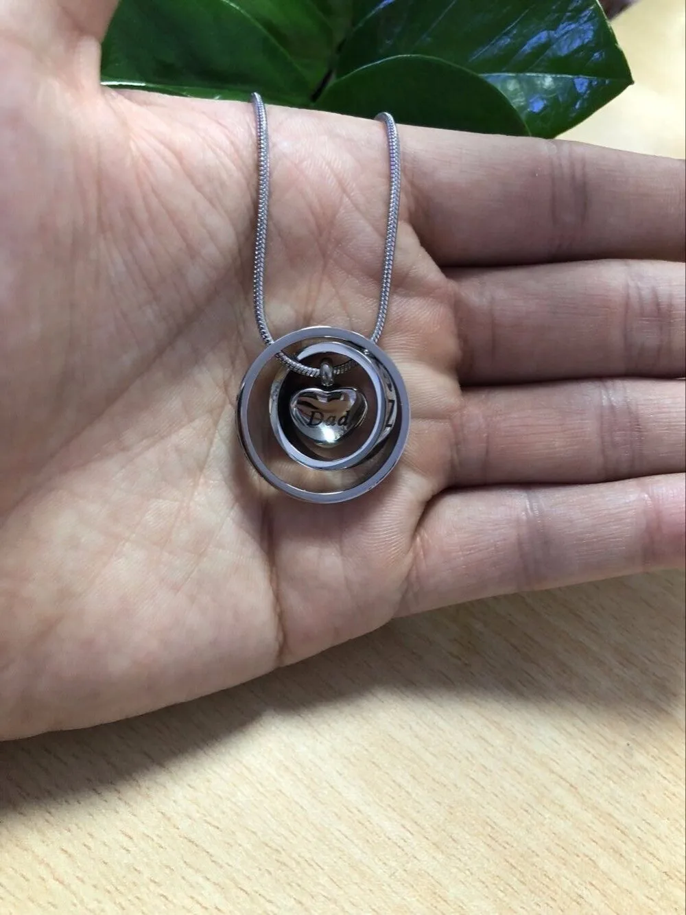 JJ001 никогда не забывал всегда в моем сердце ювелирные изделия Keepsake резная модель
