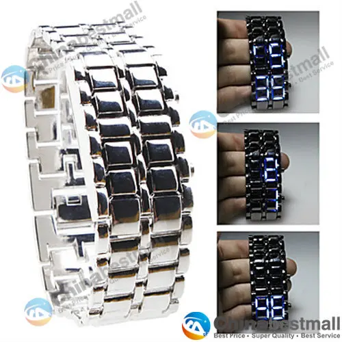 Новинка модные мужские золотые часы из лавы железа самурая металлический