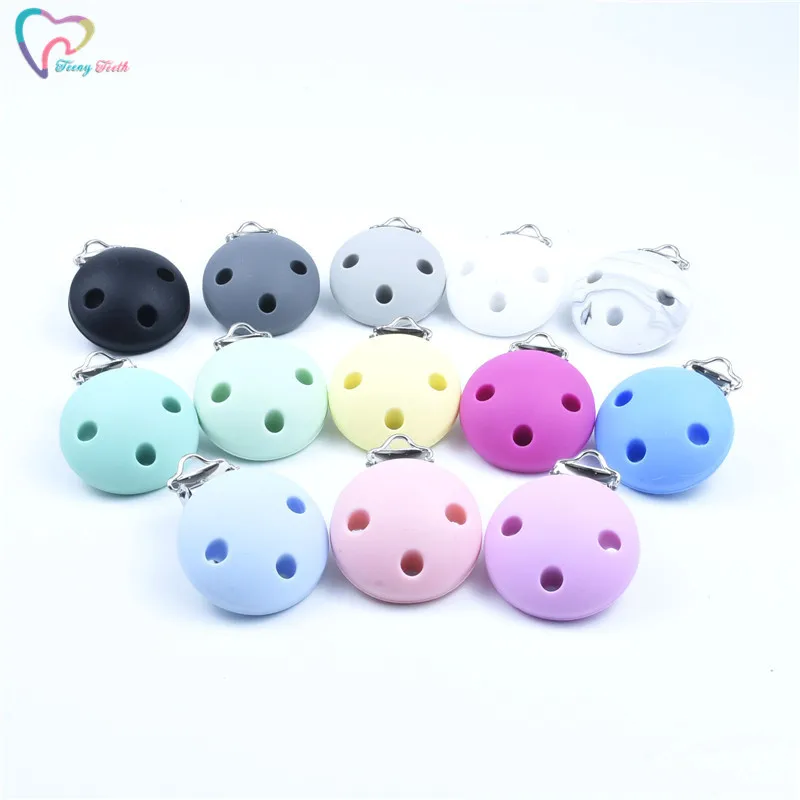 5 шт. силиконовые зажимы для соски пустышки|silicone teething beads|teething beadssilicone clip |