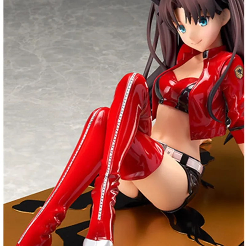 1/7 аниме сексуальная фигура Fate/Stay Night Tohsaka Rin RACING Ver. Сидящая Девочка ПВХ фигурка