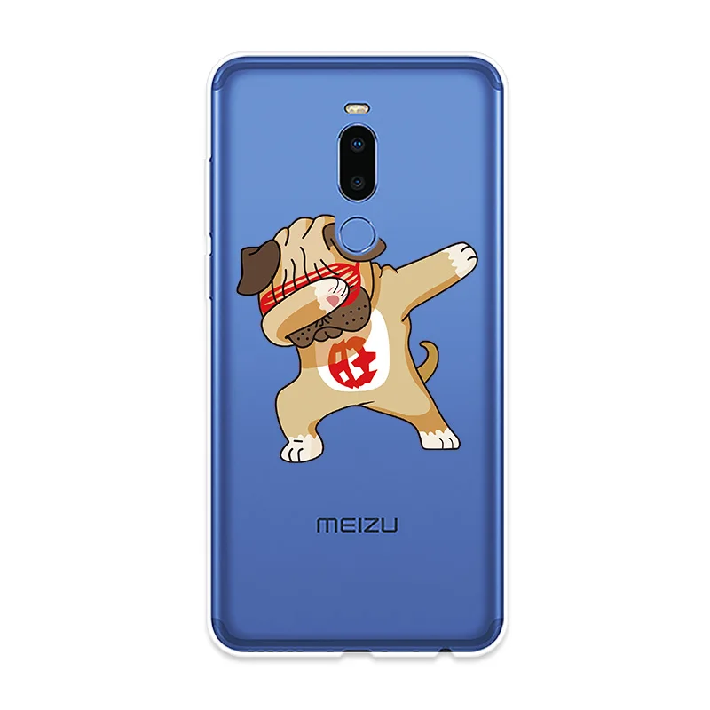 Чехол для телефона Meizu 15 Lite 16 16th Plus 16X 16S X8 силиконовый чехол с забавным рисунком Note