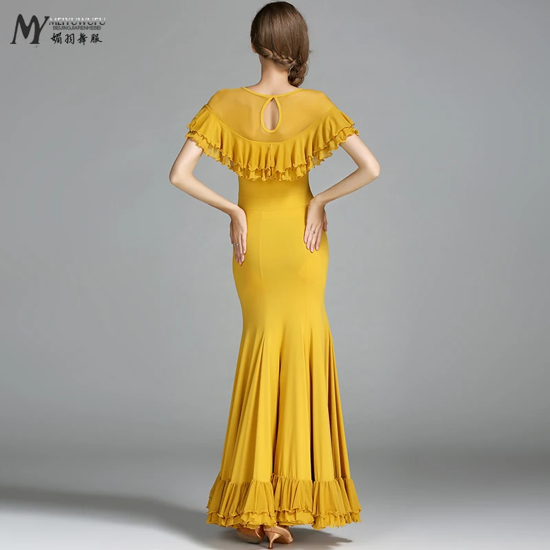 2018 новое стандартное бальное платье светящаяся одежда костюмы для танцев