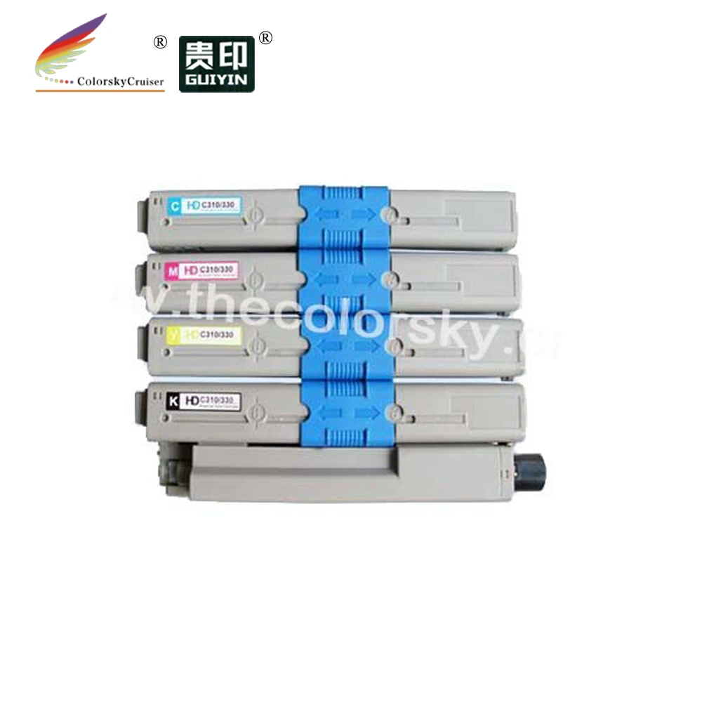 (CS-OC301) цветной тонер laserjet Принтер лазерный картридж для OKI 44973534 44973533 C 301 301DN 321 321DN (2