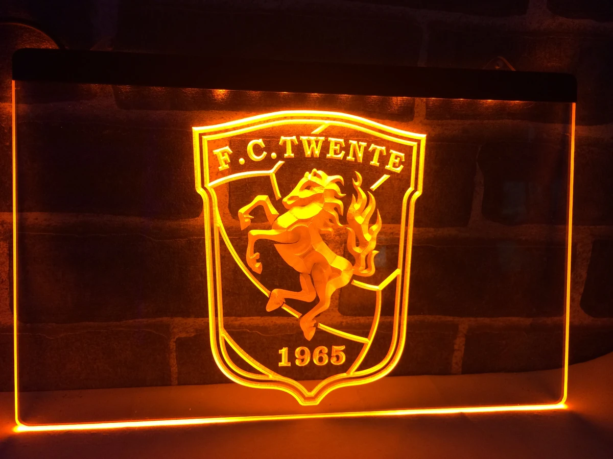 ZH001r FC Twente Enschede Эредивизи футбол светодиодный неоновый знак|Таблички и знаки| |