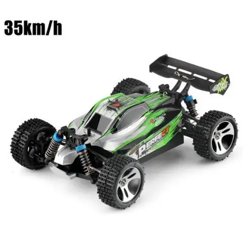 Wltoys A959-A RC внедорожный автомобиль багги 1/18 Масштаб 2 4G 4WD Электрический RTR монстр