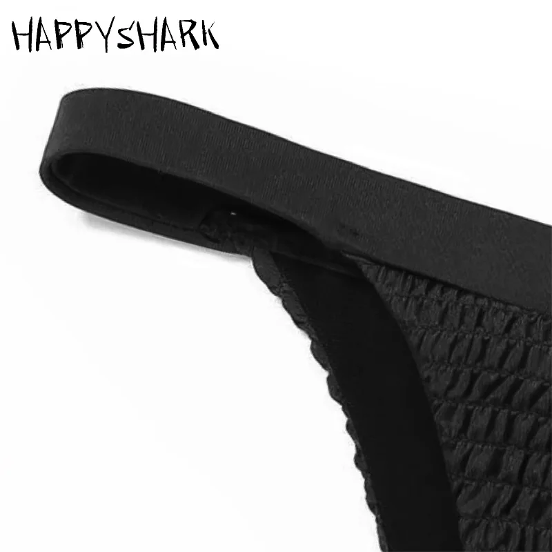 Женский купальник HAPPYSHARK сложное бикини с пуш апом цвета: винно красный