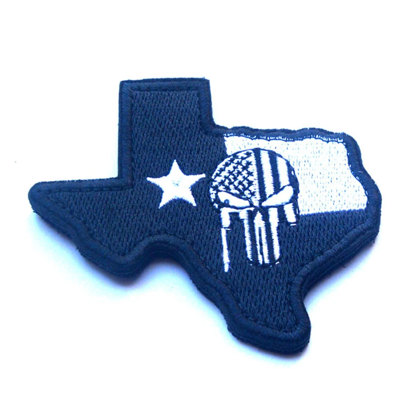 Командные сувенирные вышитые нашивки 3D тактический Каратель значок одинаковая