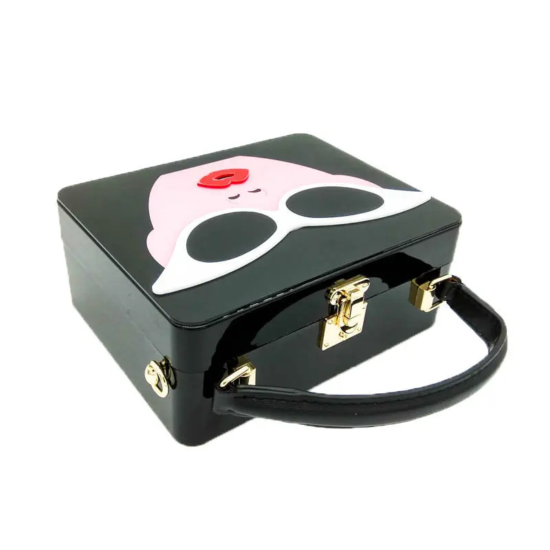 Acrylic Box Evening Bag Luxury Evil Eye Tote Banquet Party Purse Women Message Square Handbags | Багаж и сумки