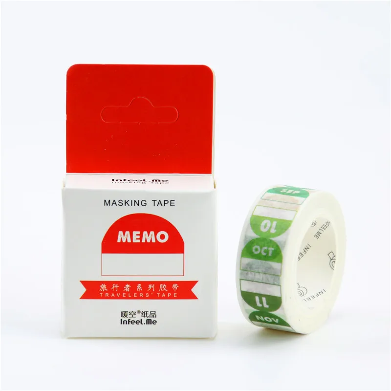 18 видов стилей путешествия/неделя/номер/Роза/Кактус клейкая лента кавайный