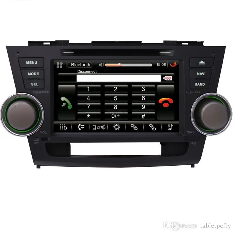 8 &quotАвтомобильный dvd плеер с GPS (opt) аудио Радио стерео BT/TV автомобильный