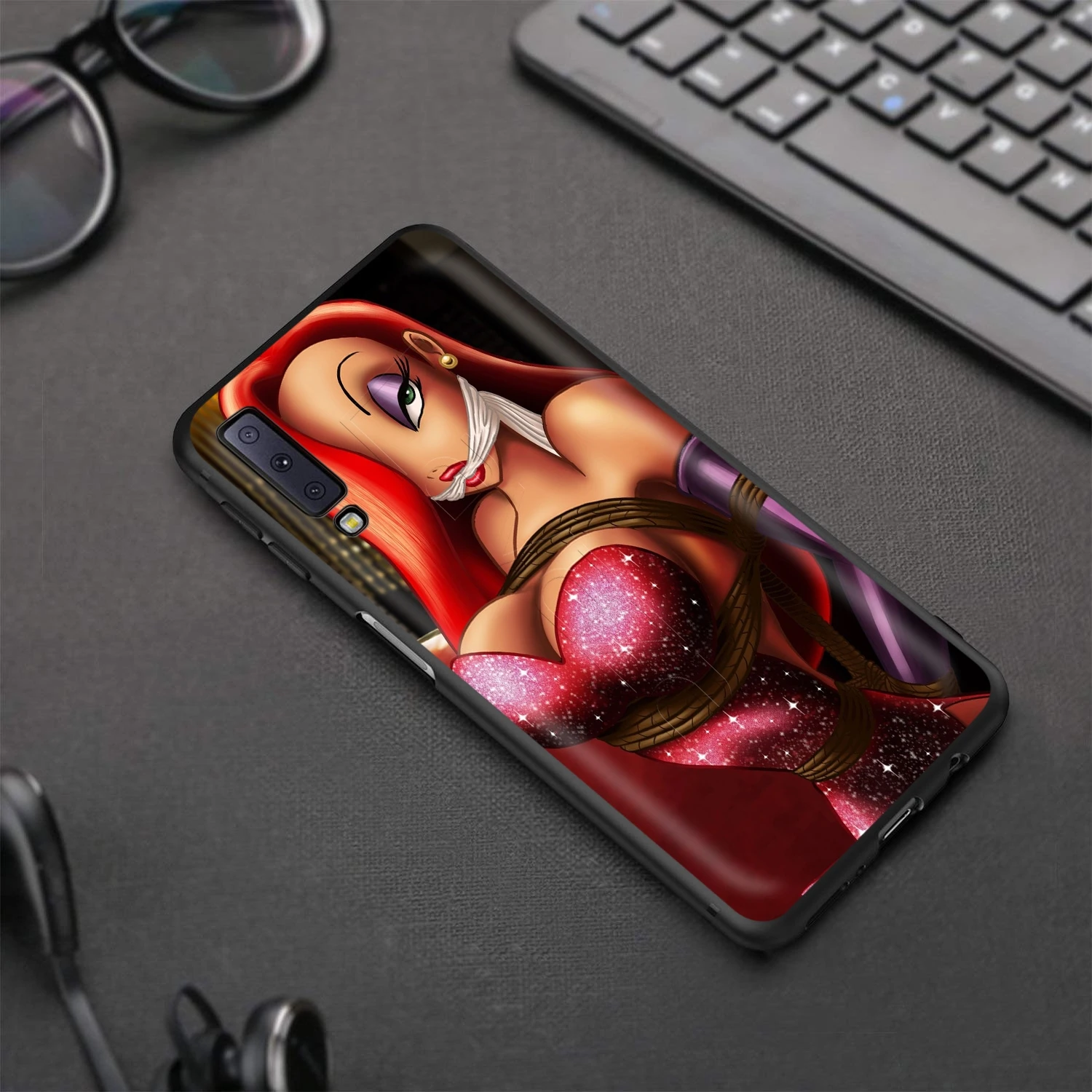 Сексуальный чехол Jessica Rabbit для Samsung Galaxy J6 A9 A8 A7 A70 A6 A5 A50 A40 A30 A3 A10 A51 A71 A81 A91 2018|Бамперы|