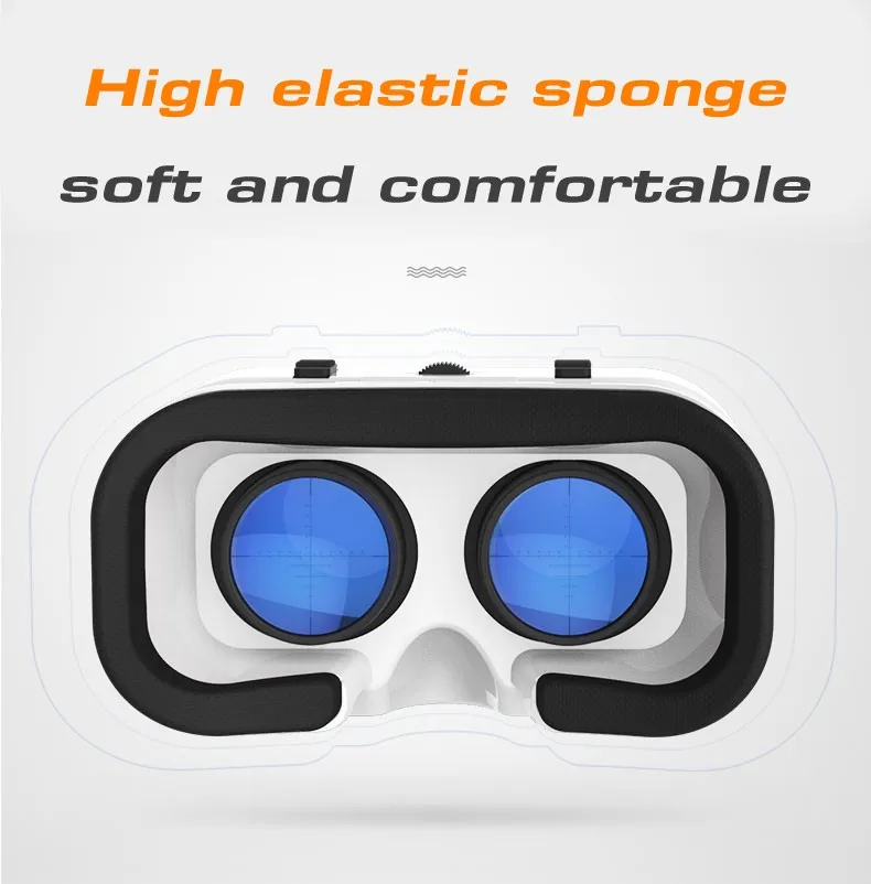 VR SHINECON 5,0 Виртуальная реальность 3D очки с геймпадом для 4,7-6,0 дюймового телефона