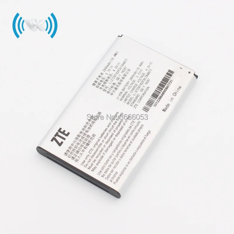 Новый сменный аккумулятор VK 2800 мач/3 8 втч в Li3728T42P3h794977 для телефона ZTE MF923 wi fi mifi
