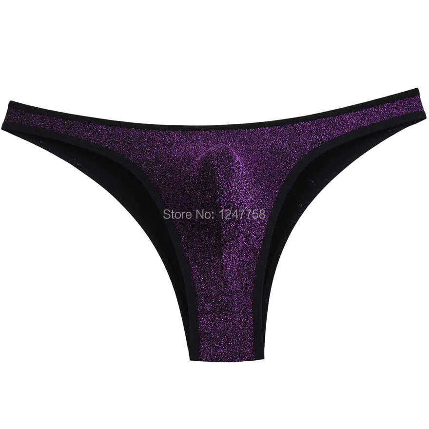 Мини-Трусы-бикини мужские блестящие эластичные плавки нижнее белье трусы |