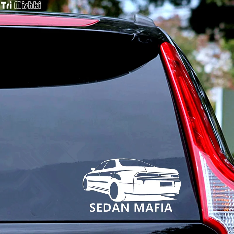 Tri Mishki HZX164 10.9*20см SEDAN MAFIA СЕДАН МАФИЯ наклейки на авто виниловые наклейки на мотоцикл акссесуары светоотражающая