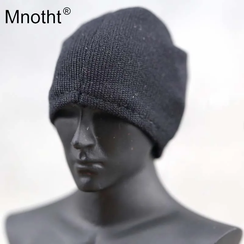 Mnotht 1/6 Одежда для кукол черная шляпа/шапка маска модель 12 дюймов солдатики