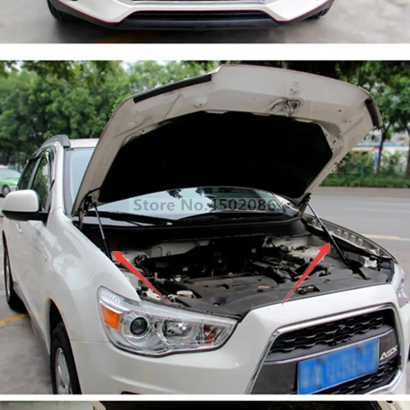 Аксессуары для MITSUBISHI ASX 2010 2015 подъемник капота автомобиля поддержка газовой