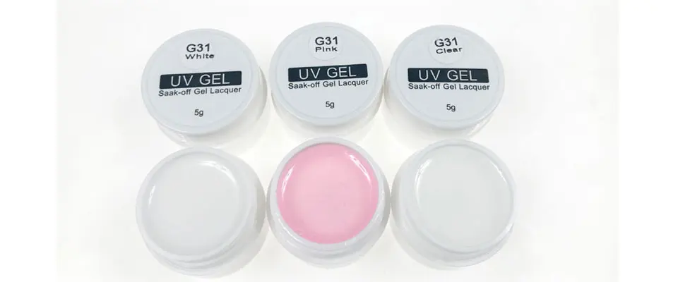 3 шт./компл. стеклоткани ногтей Polygel наращивания ногтей акрилом поли гель с украшением в виде кристаллов УФ светодиодный гель наконечник повышения быстрая удлинитель