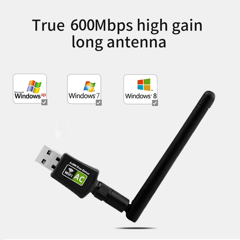 Cioswi WD-4508A Бесплатный драйвер Wifi адаптер антенны Интернет Ethernet 600 Мбит/с 2,0 Lan сетевая карта USB Поддержка Windows MAC OS