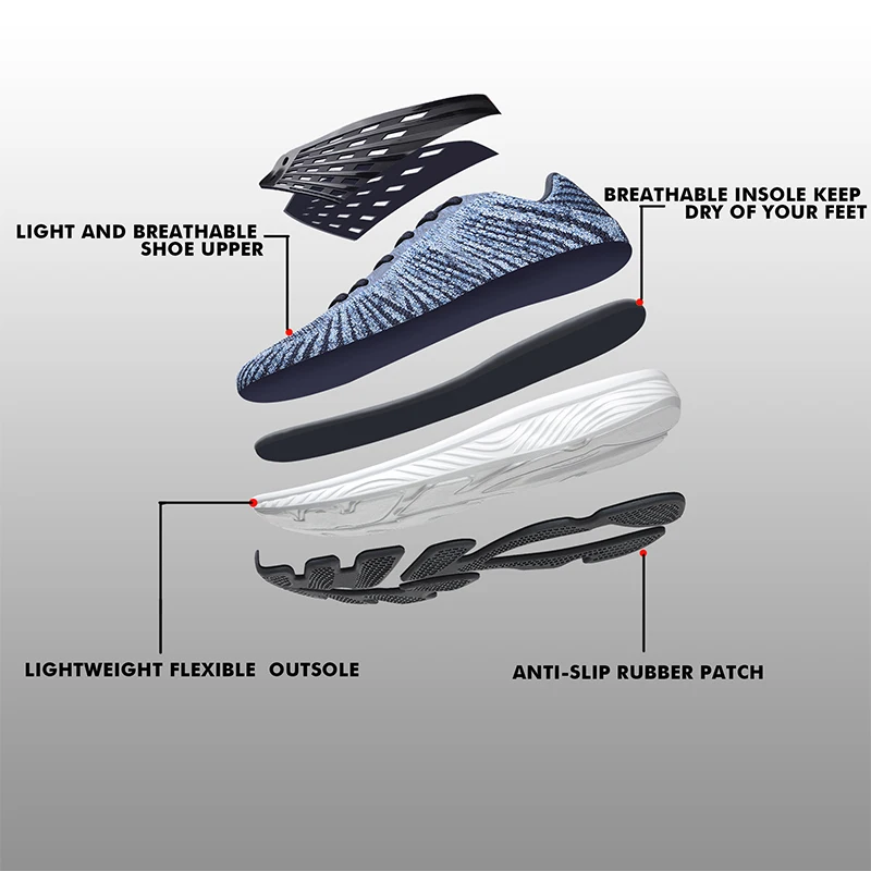 New Mesh Men Casual Shoes Male Lac-up Sneakers Lightweight Comfortable Breathable Summer Mens Trainers A9102 | Обувь