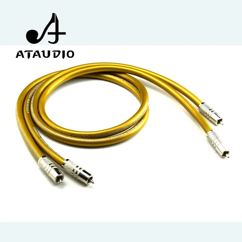 ATAUDIO одна пара Hifi Cardas RCA кабель Pure OCC HIFI для соединения|Кабели VGA| |