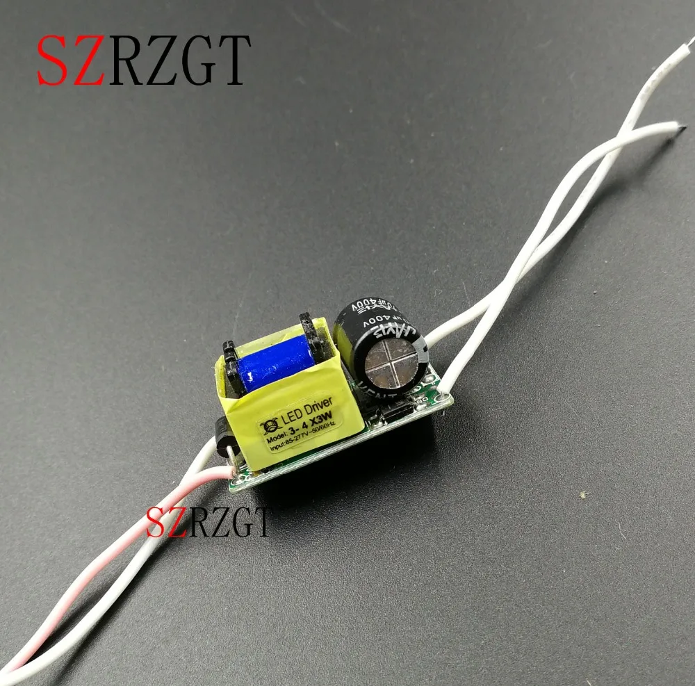 2 шт. 10 Вт Светодиодный драйвер 3 4x3W 600mA источник питания постоянного тока