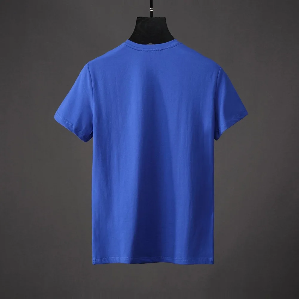 Новинка 2019 Мужская футболка брендовая одежда модная мужская высокого качества