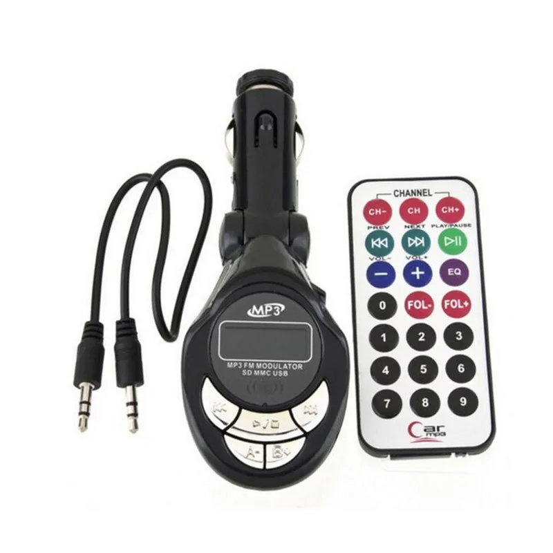 Автомобилей для укладки fm-передатчик MP3-плееры 3 в 1 SD/MMC/USB/MP3 Беспроводной аудио