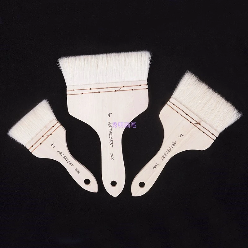 Высококачественная кисть из козьей шерсти с деревянной ручкой 2600 кисти для