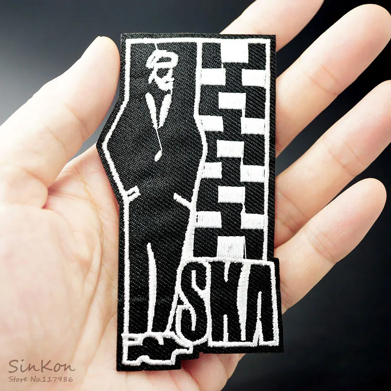 SKA (Size:6.0X10.0cm) DIY Cloth Badges Patch Embroidered Applique Sewing Label Clothes Stickers Apparel Ornament Badge | Дом и сад