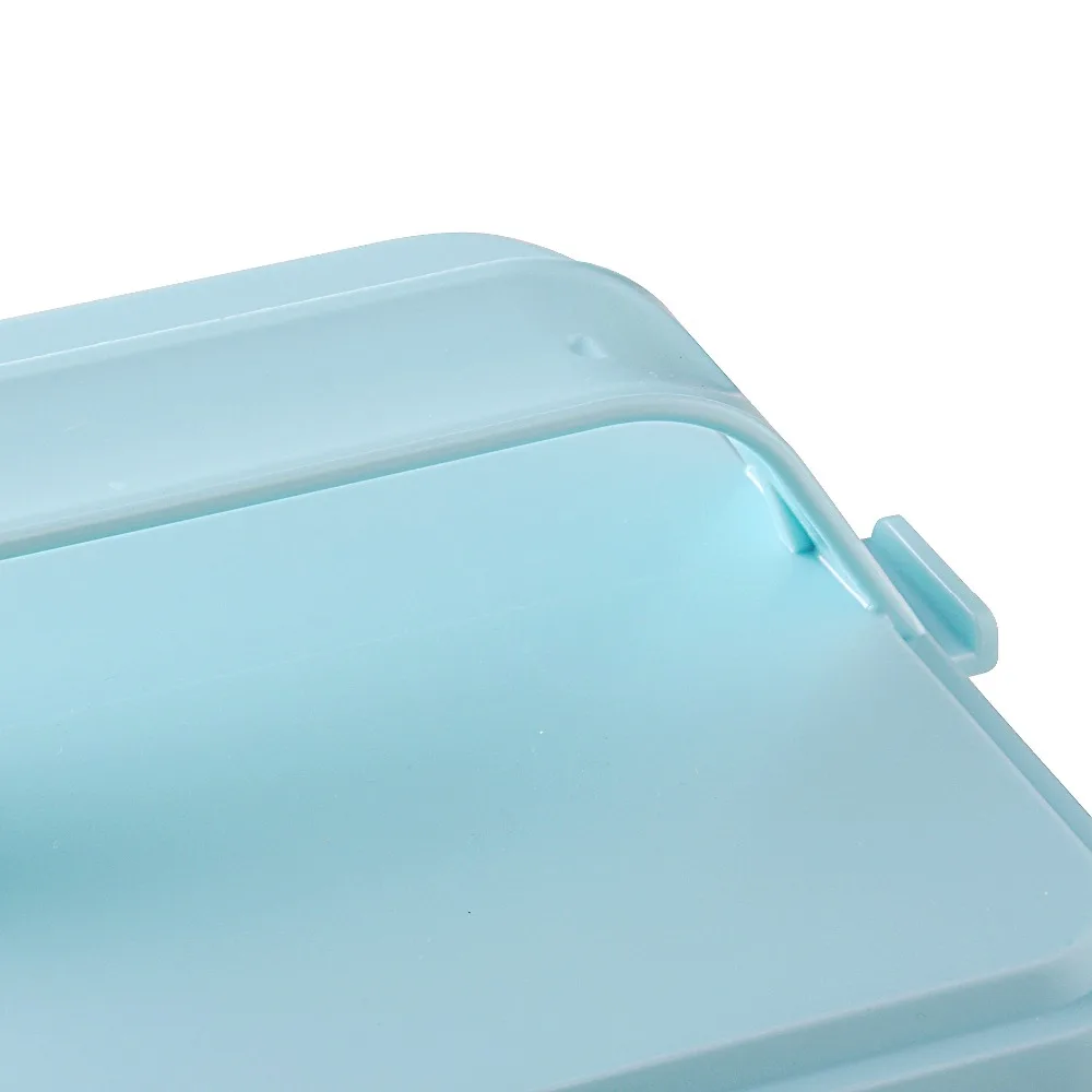 Квадратный составной контейнер для пищевых продуктов с ручкой 1 4л ложкой еды