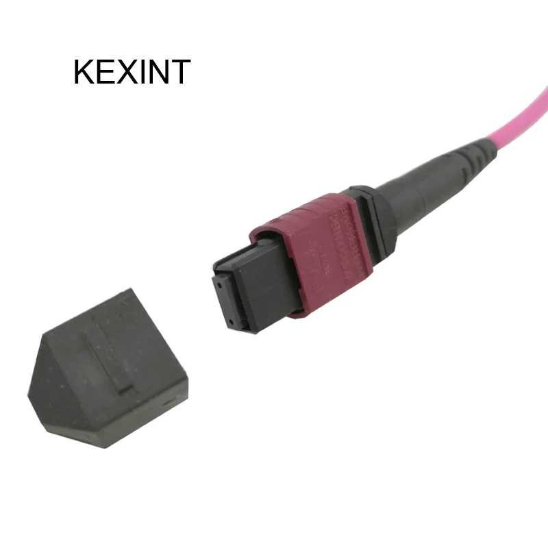 KEXINT волоконно-оптический патч-корд MTP-MTP OM4 24 ядра 40G волоконные патч-кабели/3 метра