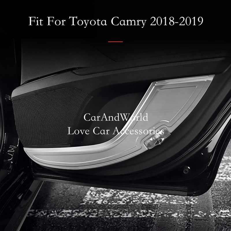 Для Toyota Camry 8th 2018 2019 автомобильный Стайлинг боковые края двери Противоударная