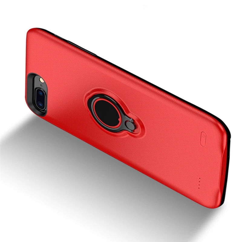 Внешний 2500/3700 мАч портативный резервный внешний аккумулятор для iPhone 7 6 6S Plus Магнитный чехол для зарядного устройства для iPhone 7 Plus 6 Plus
