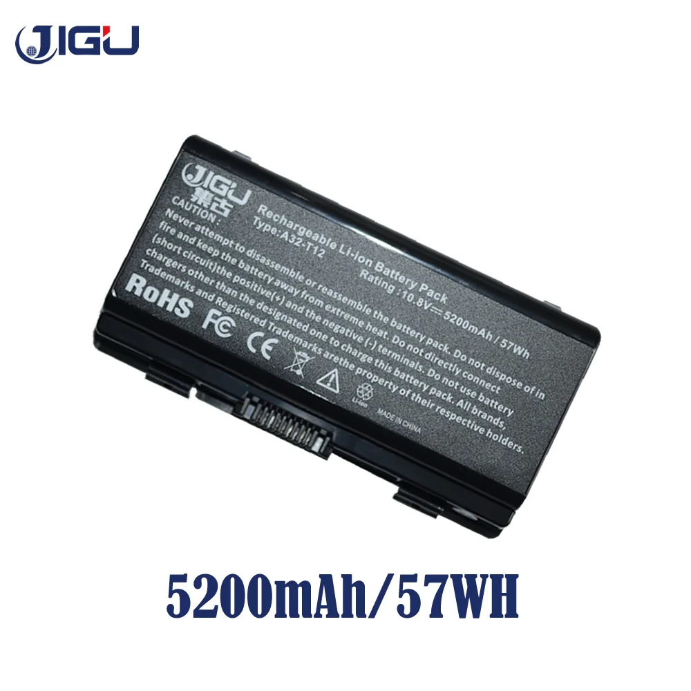 JIGU 6 ячеек Аккумулятор для ноутбука Asus A31 T12 A32 X51 T12Fg T12Ug X51C X51H X51L X51R X51RL 90 NQK1B1000Y|laptop