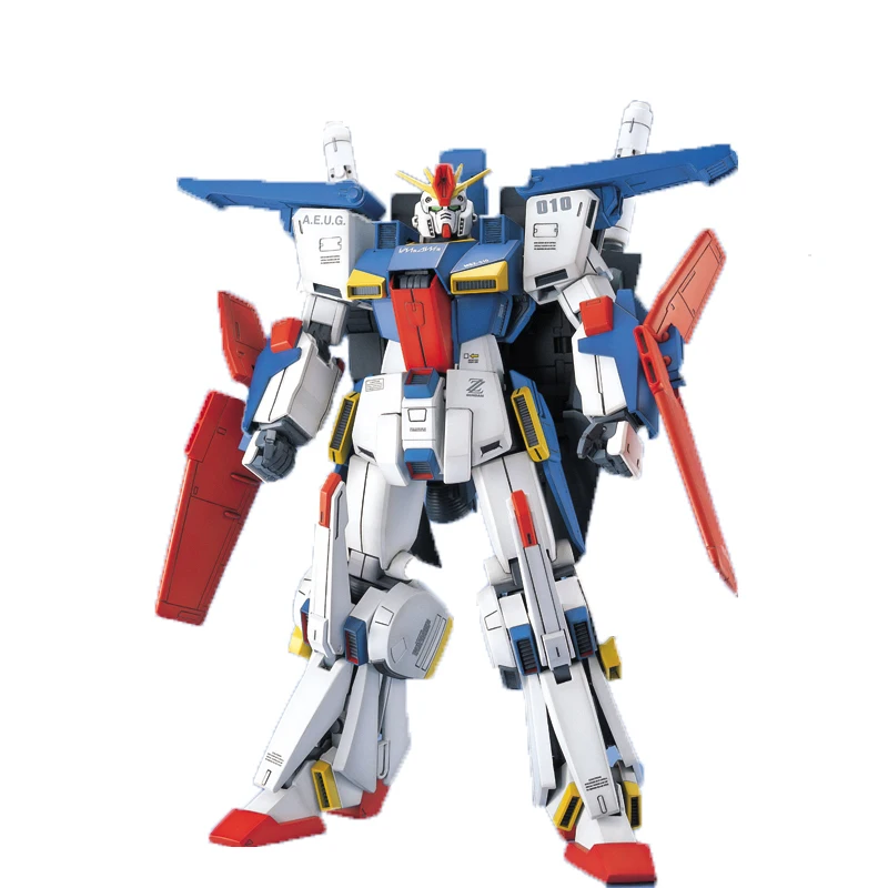 Bandai Gundam MG 1/100 MSZ-010 ZZ двойной зет мобильный костюм сборки модель Наборы фигурки