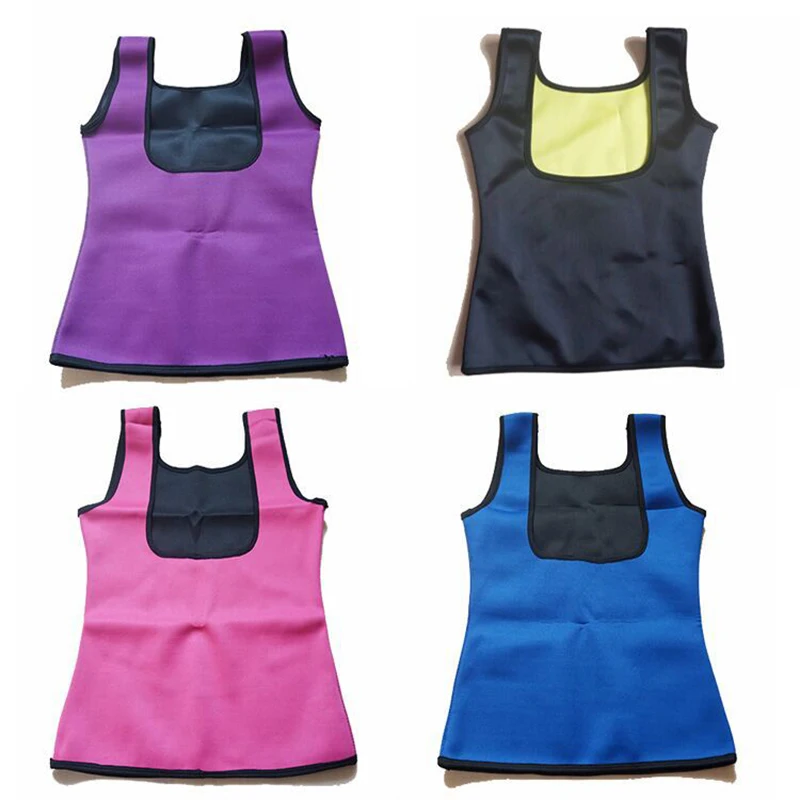 

New Shapers Waist-Trimmer Slimming Shirt Women Shaper Corset Waist Trainer Body Shaper Vest Cami Workout Shirt Shapewear