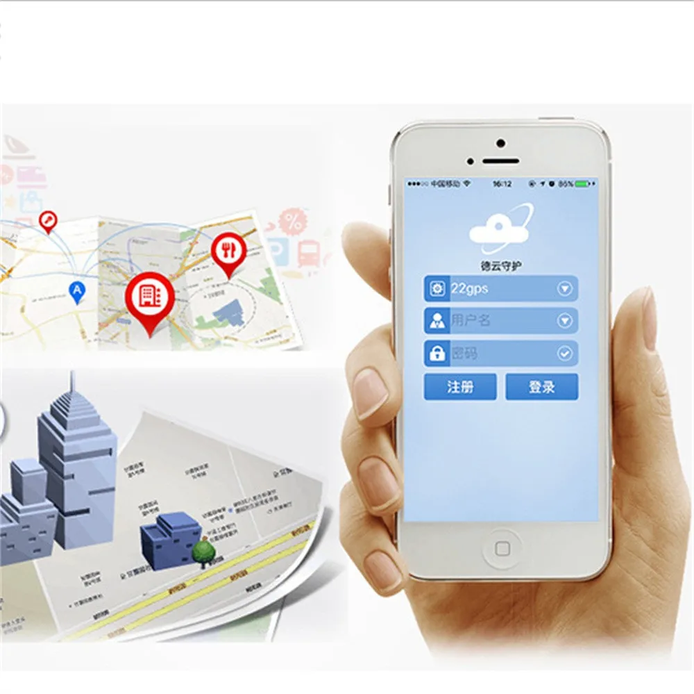 Мини трекер GPS GSM в реальном времени локатор для автомобиля/мотоцикла