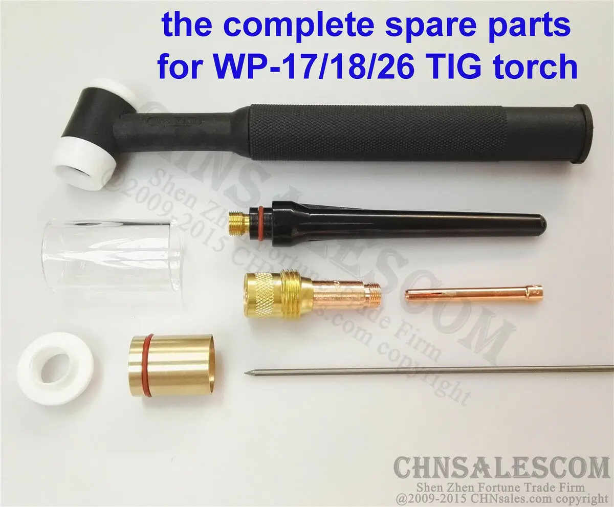 CHNsalescom 10 шт. газовые линзы 45V27 для сварки TIG комплект из чашек #13 Pyrex Tig WP 17/18/26 1/8