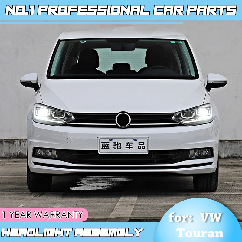 Автомобильные аксессуары из нержавеющей стали для VW Touran фары 2017-2018 НОВЫЙ