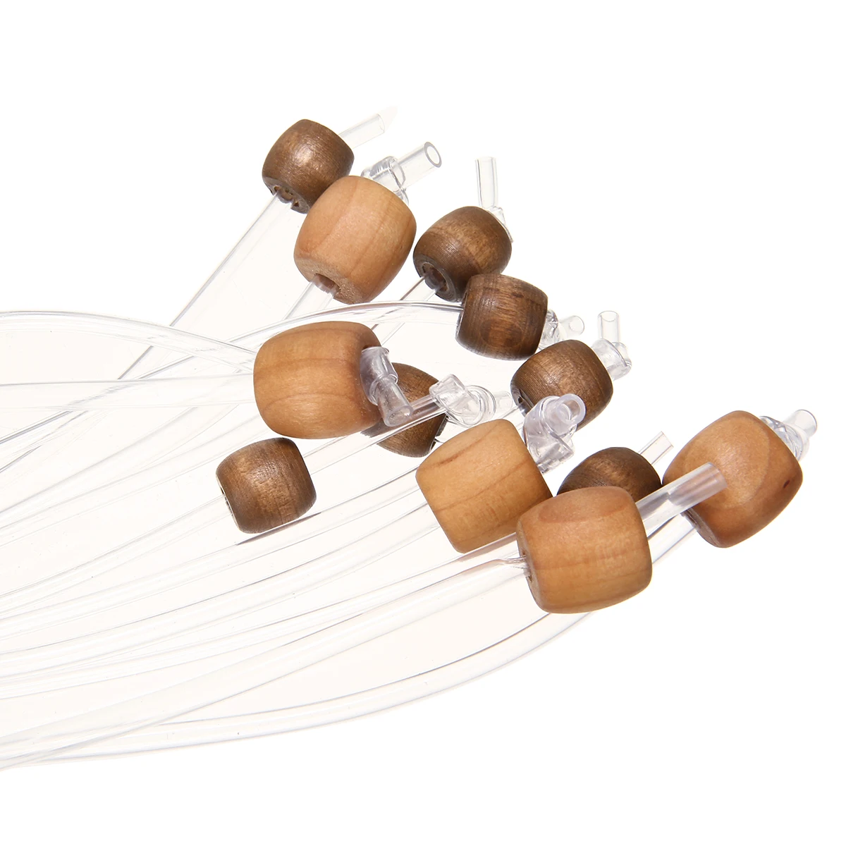 12 шт./компл. натурального бамбука гибкий афганский тунисский ковер вязальные