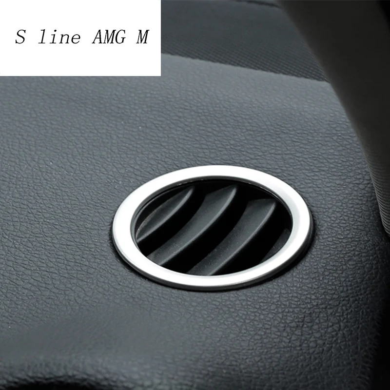 Автомобильный Стайлинг AC Outlet Trim Air рамка украшение авто наклейки Чехлы для Mercedes