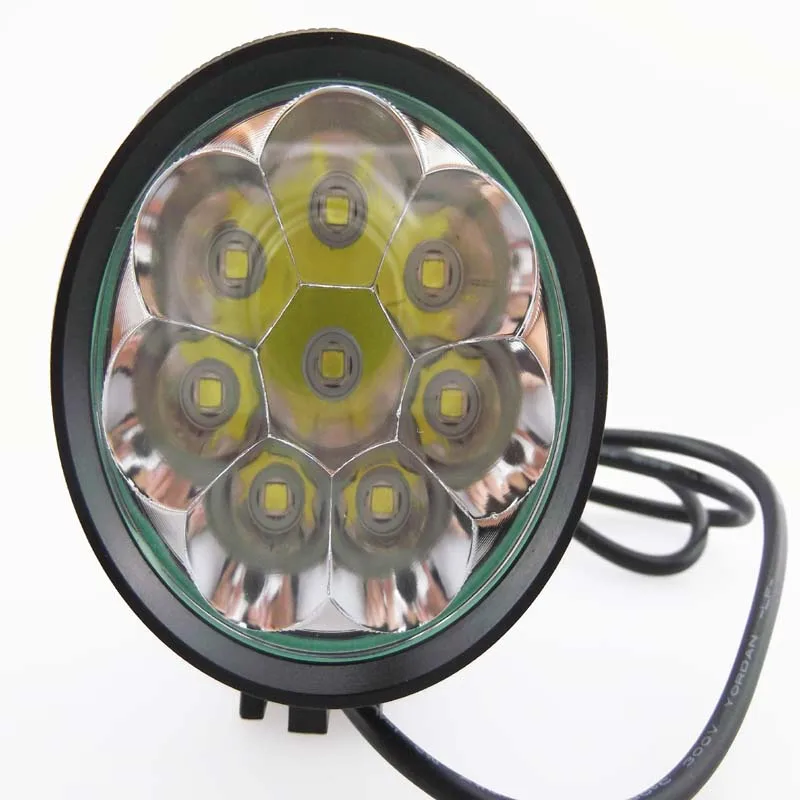 Светодиодный велосипедный фонарь высокой мощности 8xcree XM L2 U2 8000lm 5 режимов 6x18650 8000
