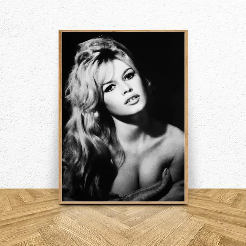 Brigitte Bardot художественный шелковый постер Картина гостиная домашний